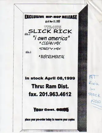 Slick Rick - I Own America