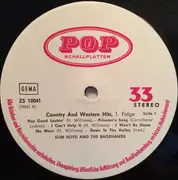 LP - Slim Boyd And The Rangehands - Country And Western Hits - 1. Folge