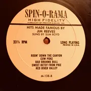 LP - Slim Boyd - Hits Made Famous By Jim Reeves