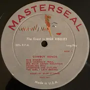 LP - Slim Clark - Cowboy Songs - Grey labels