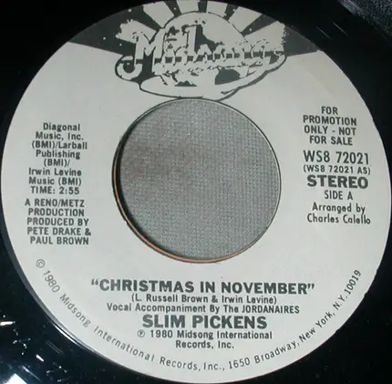 Slim Pickens - Christmas In November