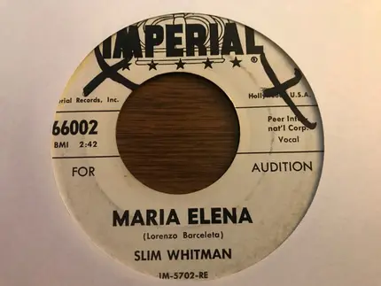 Slim Whitman - Maria Elena