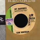 7inch Vinyl Single - Slim Whitman - My Happiness / Promises - Company Sleeve v