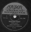 Schellack - Slim Whitman - Restless Heart / Song Of The Old Water Wheel