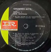 LP - Slim Whitman - Country Hits, Volume 1