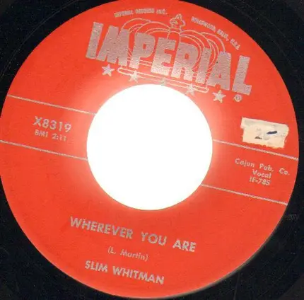 Slim Whitman - At The End Of Nowhere / Wherever You Are