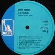 LP - Slim Whitman - Happy Street