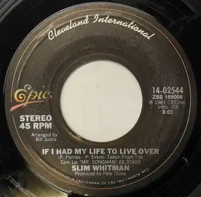 Slim Whitman - If I Had My Life To Live Over
