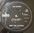 7inch Vinyl Single - Slim Whitman - More Than Yesterday