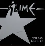 7inch Vinyl Single - Slime - Fick Das Gesetz - White Black Vinyl