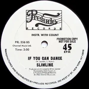 Slimline - If You Can Dance You Can Do It