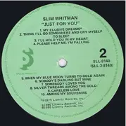 LP - Slim Whitman - Just For You