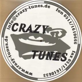 Slipmat - Crazy Tunes Aufdruck, 1 Stück in weiß