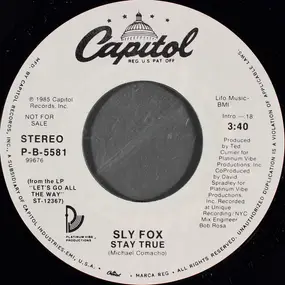 Sly Fox - Stay True