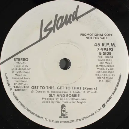 Sly & Robbie - Get To This, Get To That