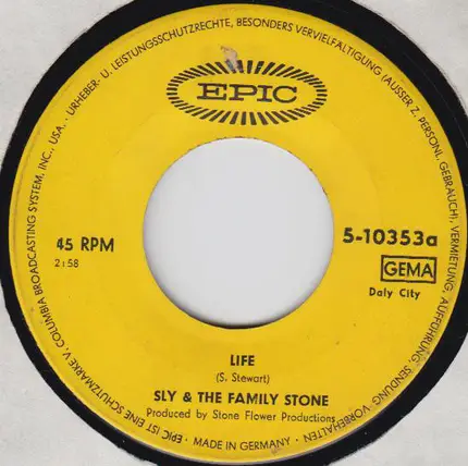 Sly & The Family Stone - Life