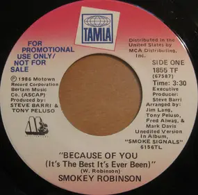 Smokey Robinson - Because Of You (It's The Best It's Ever Been)