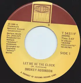 Smokey Robinson - Let Me Be The Clock