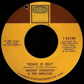 Smokey Robinson - Point It Out / Darling Dear