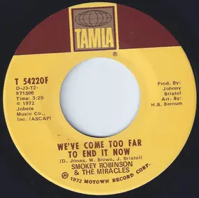 Smokey Robinson - We've Come Too Far To End It Now / When Sundown Comes
