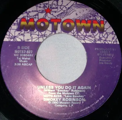 Smokey Robinson - Take Me Through The Night