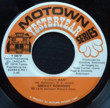 Smokey Robinson - Virgin Mary / Sweet Harmony