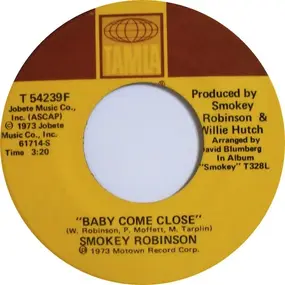 Smokey Robinson - Baby Come Close