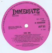 LP - Small Faces - In Memoriam - UK EXPORT
