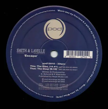 Smith & Lavelle - Escape