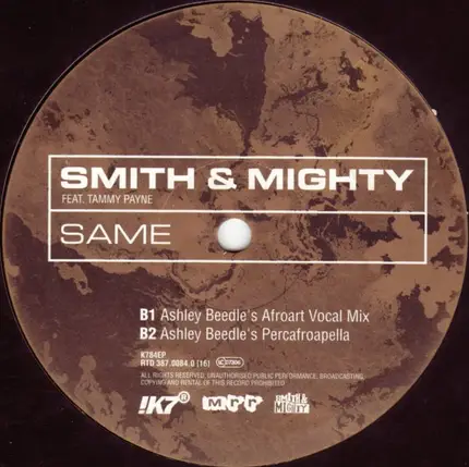 Smith & Mighty Feat. Tammy Payne - Same