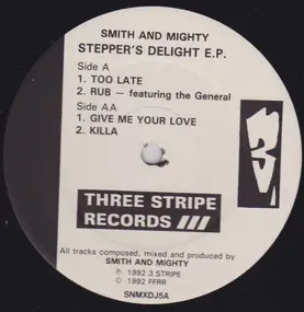 Smith & Mighty - Stepper's Delight E.P.