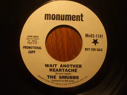 Smubbs - Wait Another Heartache