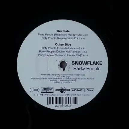 Snowflake - Party People