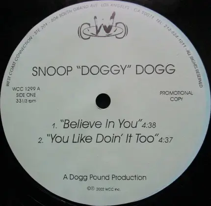 Snoop Dogg - Believe In You
