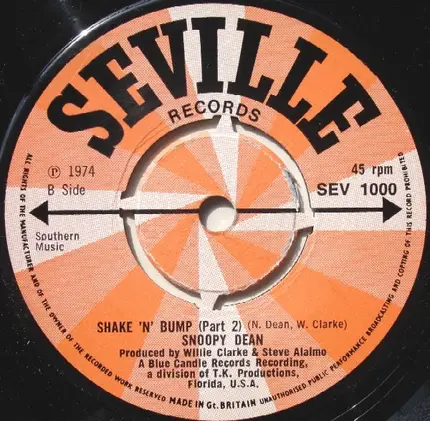 Snoopy Dean - Shake 'N' Bump