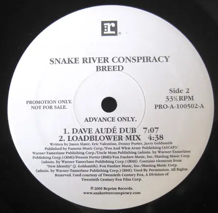 Snake River Conspiracy - Breed