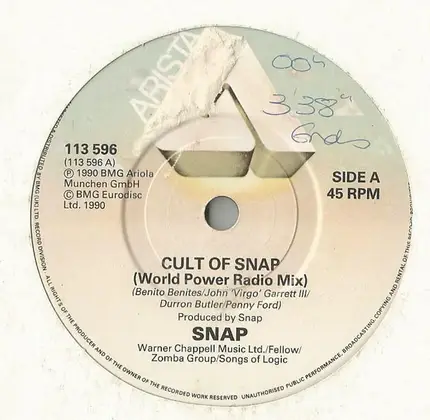 Snap! - Cult Of Snap