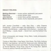 CD - Sneaky Feelings - Sentimental Education