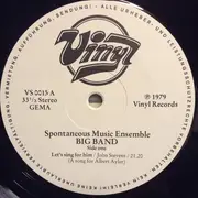 LP - Spontaneous Music Ensemble - Live Big Band And Quartet
