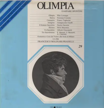 Spontini - Olimpia, Francesco Molinari-Pradelli, Scala 1966