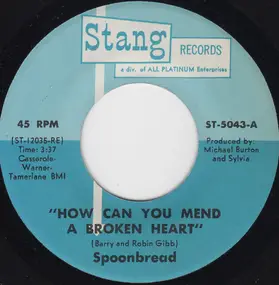 Spoonbread - How Can You Mend A Broken Heart / I'm The One