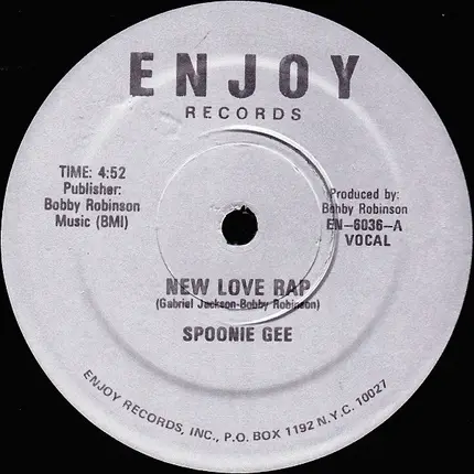 Spoonie Gee - New Love Rap