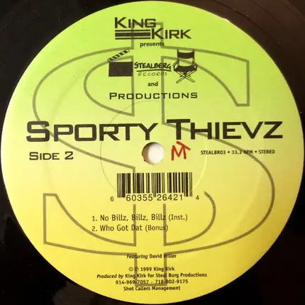 Sporty Thievz - No Billz, Billz, Billz (Why, Why, Why)
