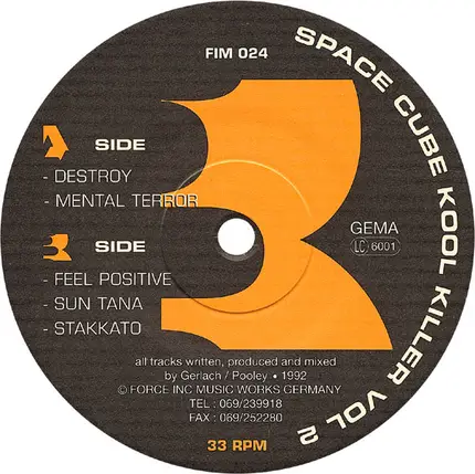 Space Cube - Kool Killer Vol 2