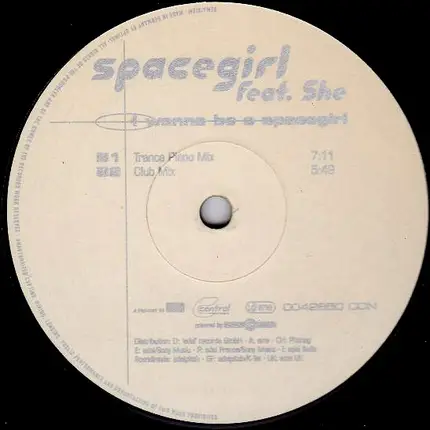 Spacegirl Feat. She - I Wanna Be A Spacegirl