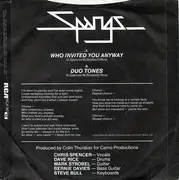 7inch Vinyl Single - Spangs - Who Invited You Anyway