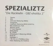 CD - Spezializtz - Die Rückkehr - GBZ-Oholika 2