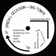 12inch Vinyl Single - Special Occasion - Big Town - EP