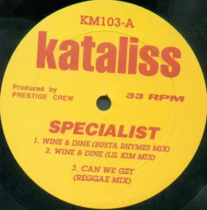 Specialist & Waynie Ranks - Wine & Dine