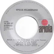 7inch Vinyl Single - Specs Hildebrand - Manuel